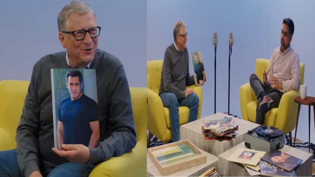 Bill Gates with Sal Khan
