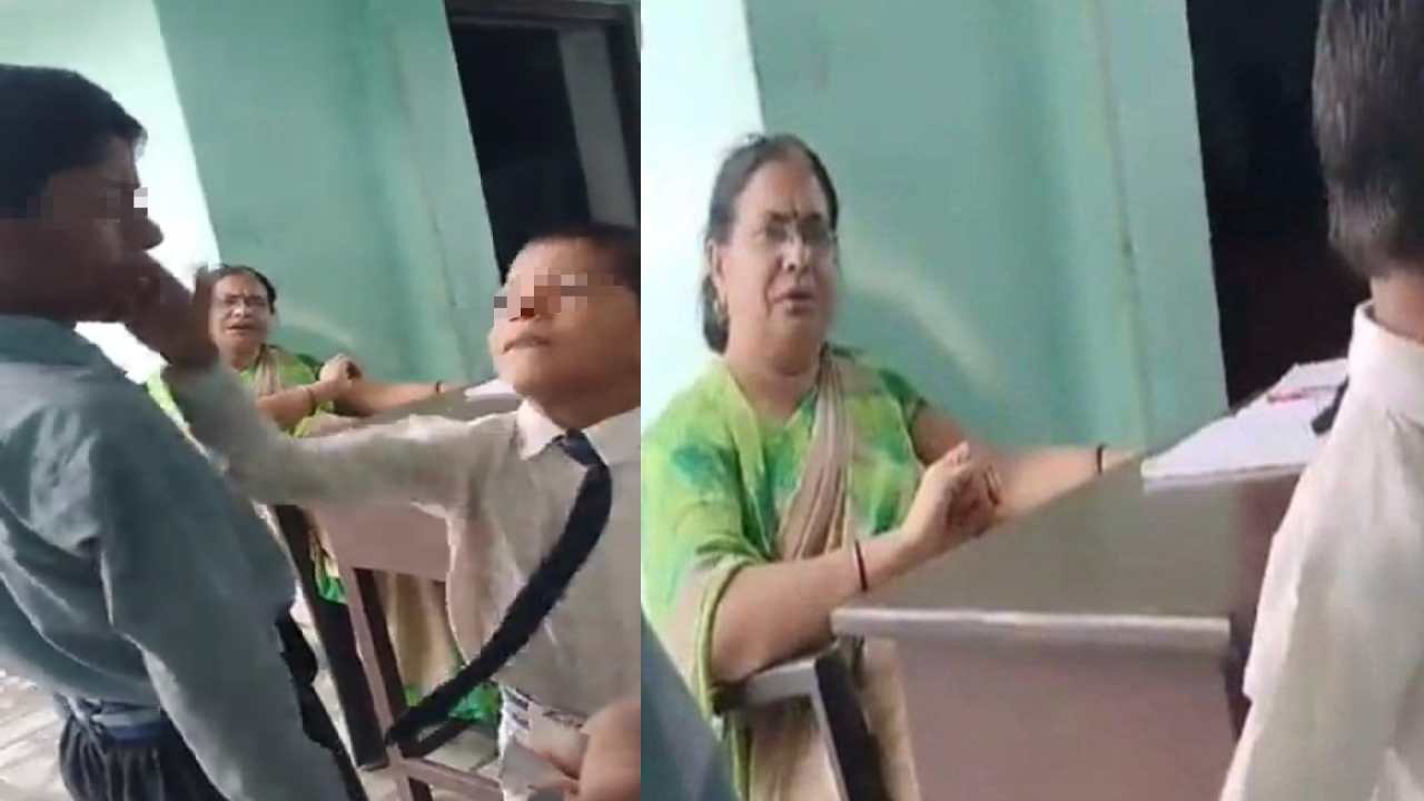 Uttar Pradesh : ముస్లిం బాలుడిని తోటి విద్యార్ధులతో కొట్టించిన టీచర్.. పిల్లల్లో వివక్ష అనే విషాన్ని నాటకండి అంటూ రాహుల్ గాంధీ ట్వీట్ Uttar Pradesh : ముస్లిం బాలుడిని తోటి విద్యార్ధులతో కొట్టించిన టీచర్.. పిల్లల్లో వివక్ష అనే విషాన్ని నాటకండి అంటూ రాహుల్ గాంధీ ట్వీట్