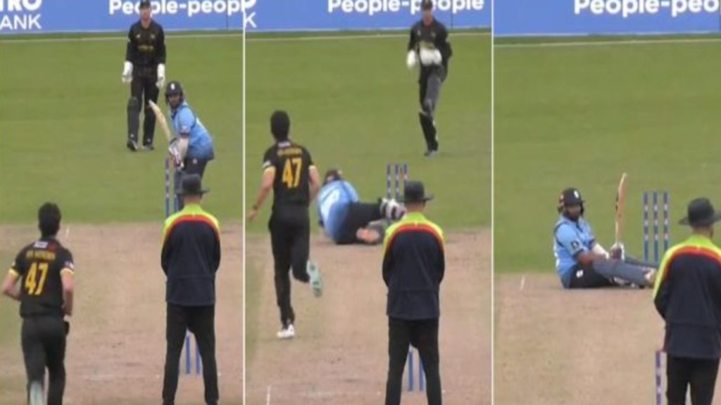 Prithvi Shaw Hit Wicket