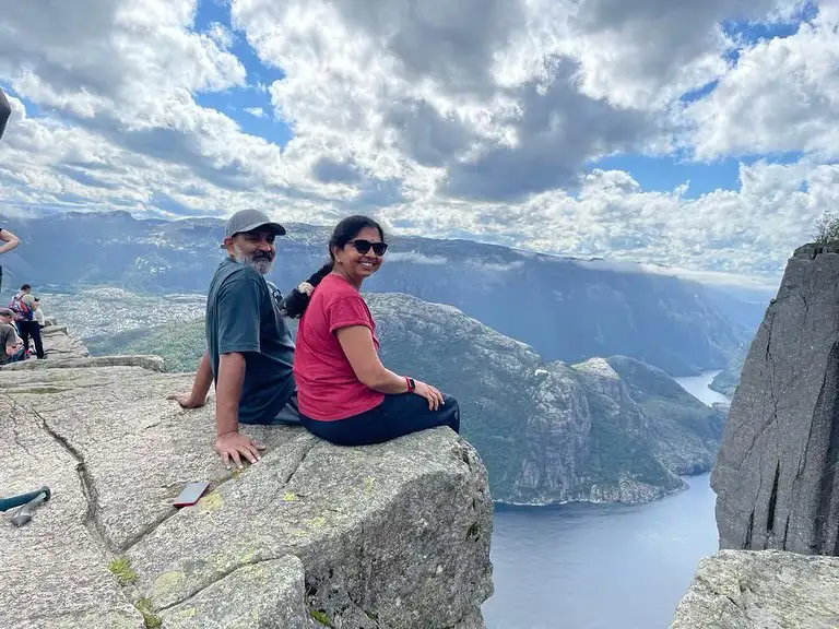 Rajamouli Enjoying in Norway with his Wife 