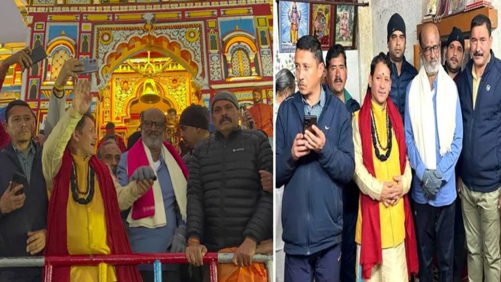 Rajinikanth visits badrinath temple