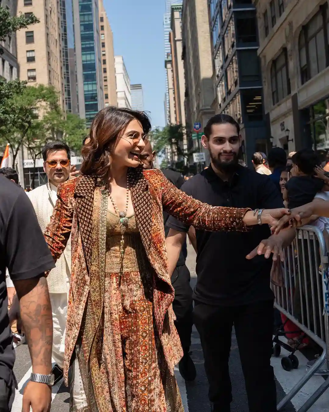 Samantha Photos at 41 Bharat Independence day celebrations in New York