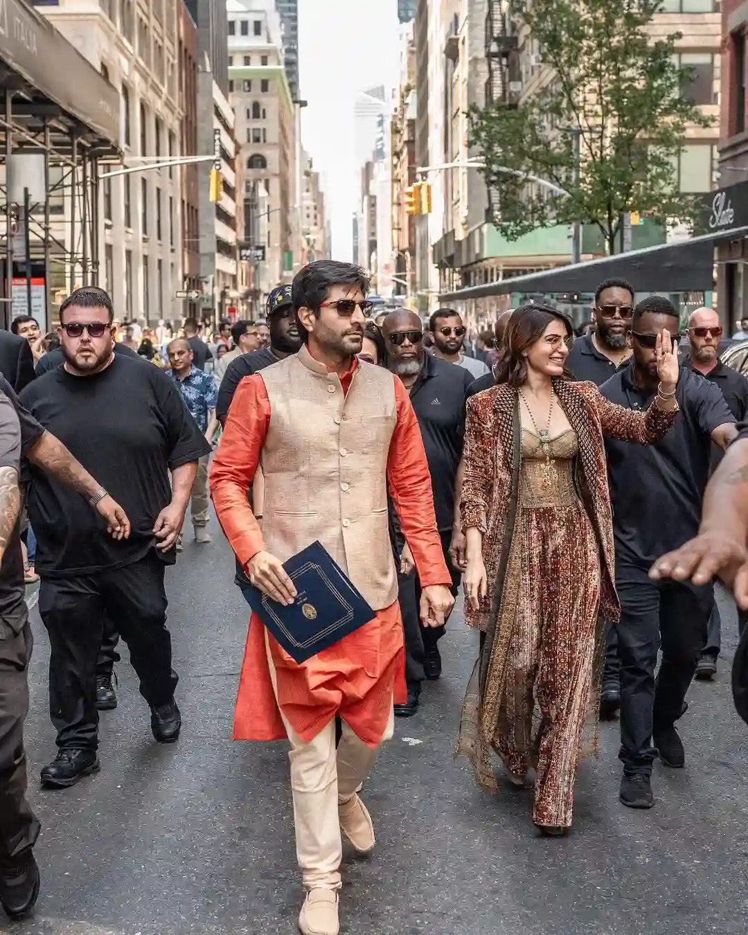 Samantha Photos at 41 Bharat Independence day celebrations in New York