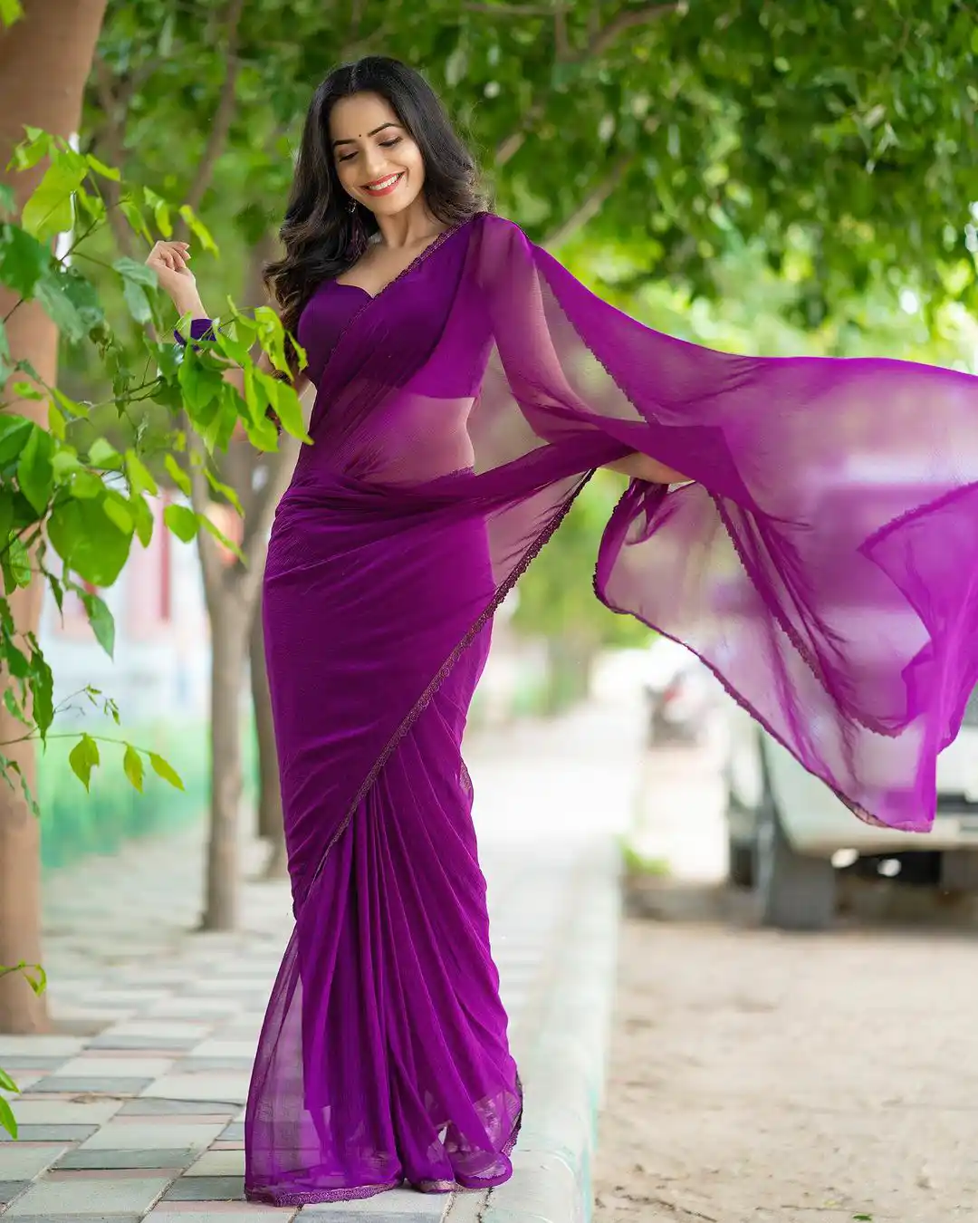 Shobha Shetty Sizzling Looks in Transparent Saree