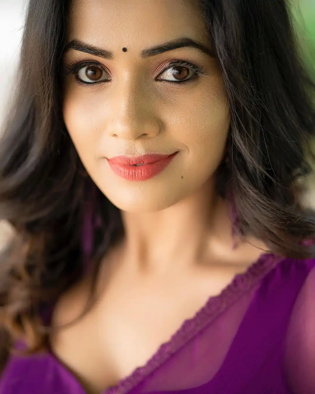 Shobha Shetty Sizzling Looks in Transparent Saree