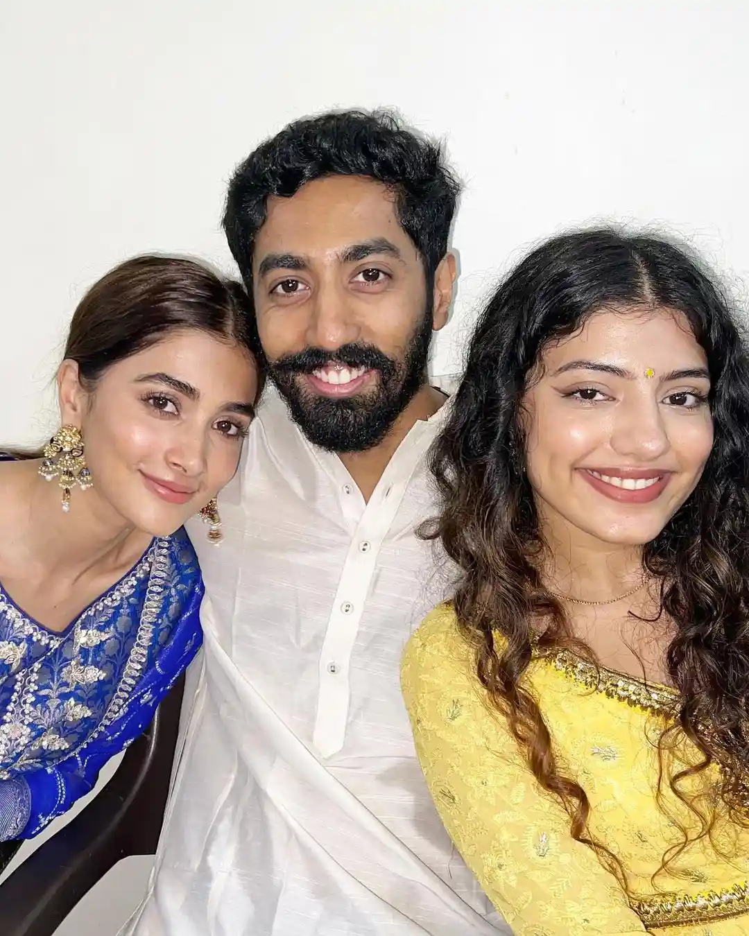 Tollywood Actress Pooja Hegde Rakhi celebration photos