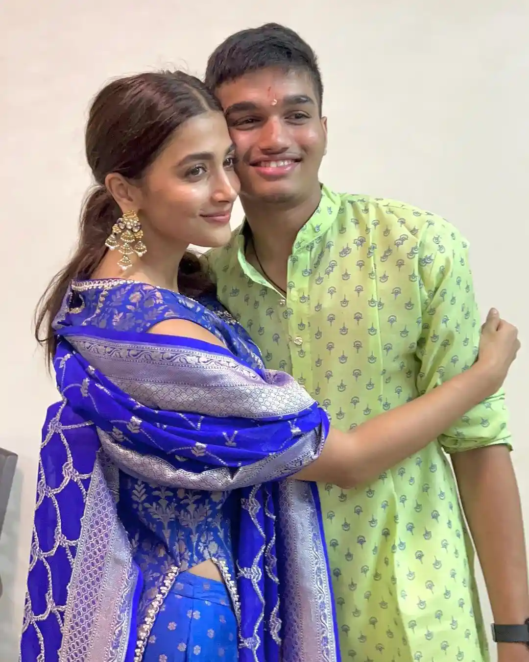 Tollywood Actress Pooja Hegde Rakhi celebration photos