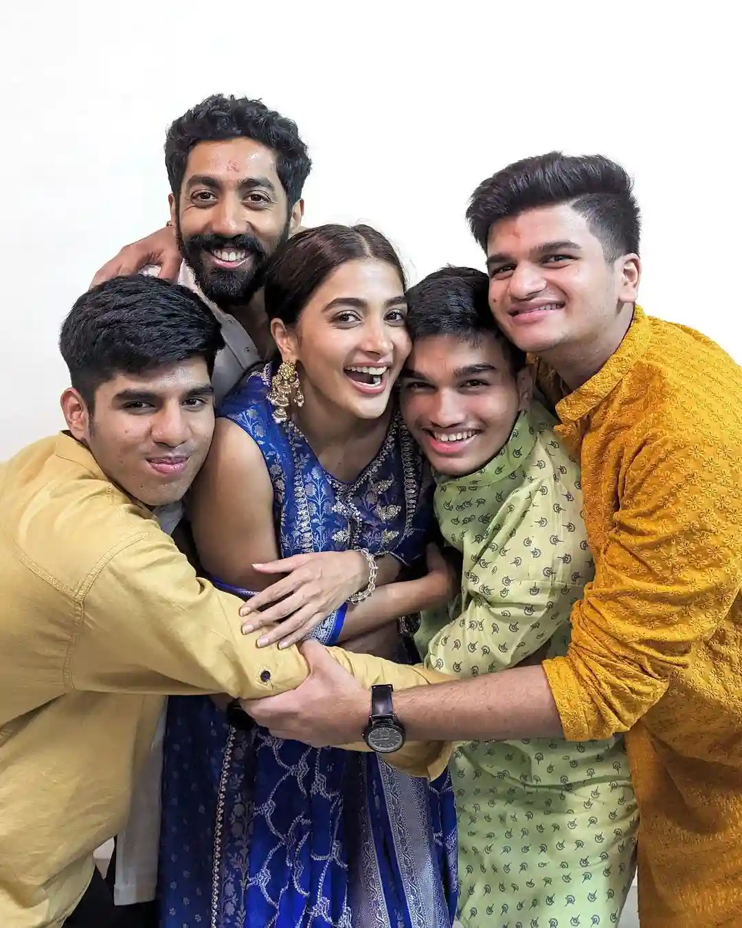 Tollywood Actress Pooja Hegde Rakhi celebration photos