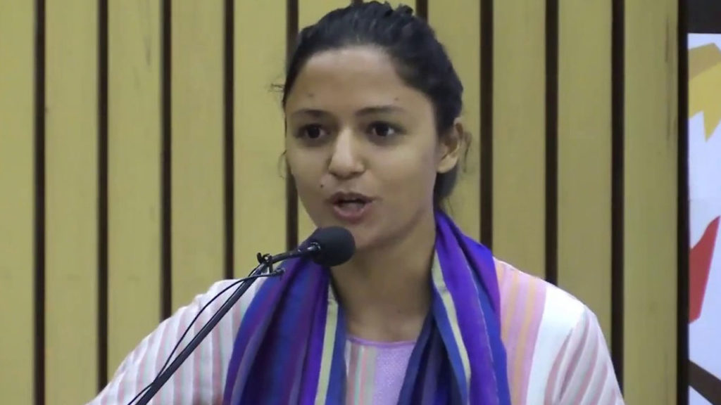 J and K Activist Shehla Rashid Praises PM Modi Govt says Human Rights Record In Kashmir Has Improved