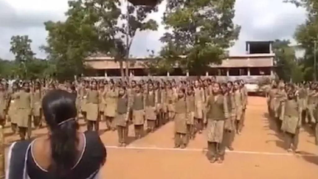 forced jai savarkar chanting with students in govt school sparks outrage in karnataka