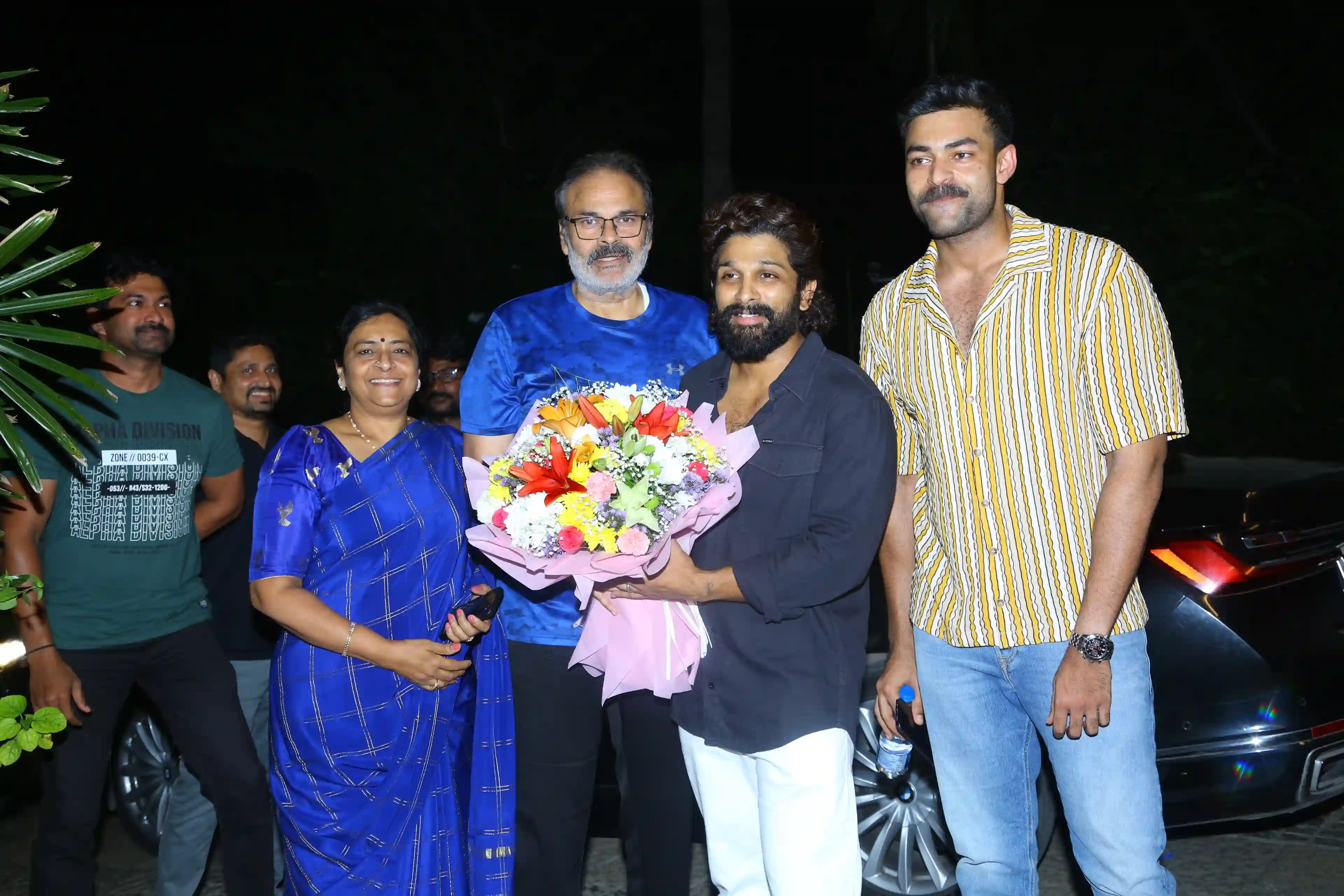 Varun Tej Sai Dharam Tej appreciate Allu Arjun for winning national award Photos
