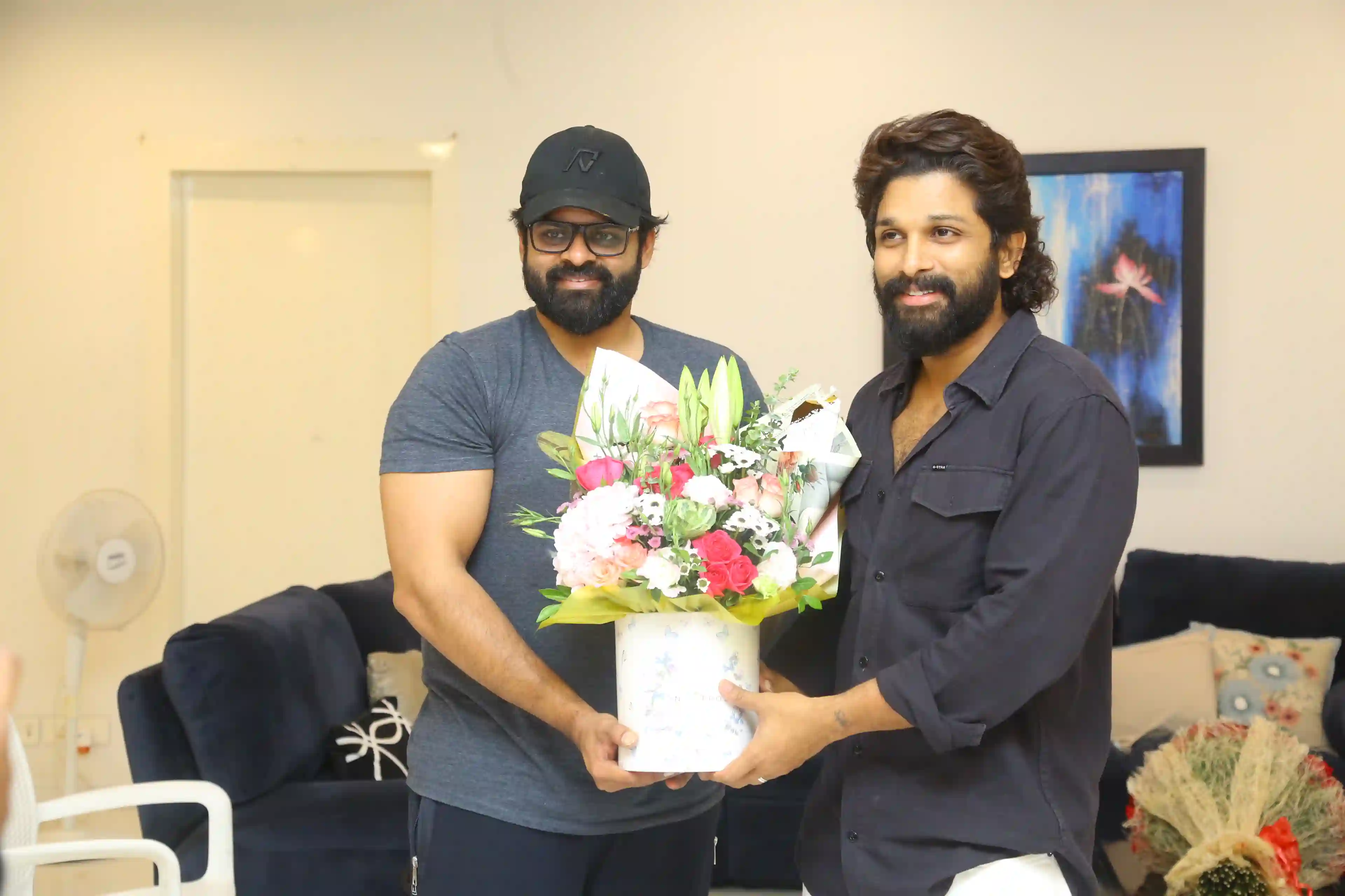 Varun Tej Sai Dharam Tej appreciate Allu Arjun for winning national award Photos
