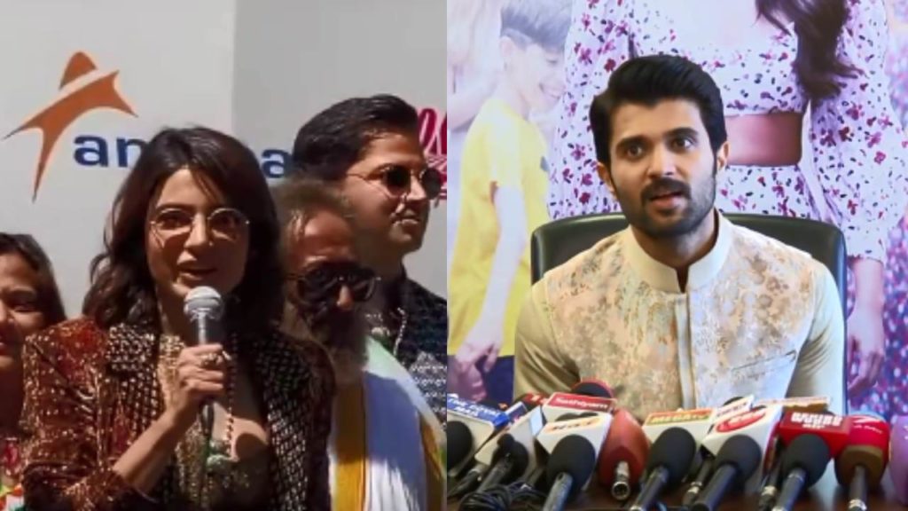 Vijay Deverakonda Samantha Kushi Movie promotions from India to America