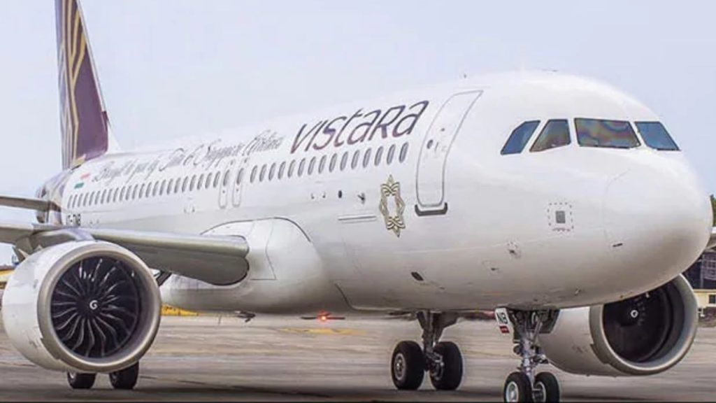 Vistara Airlines flight