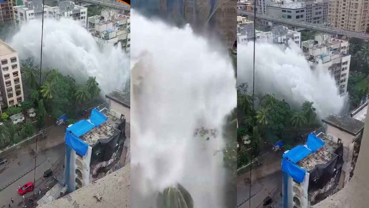 Water Pipe Burst : ఓ మై గాడ్.. వాటర్ పైప్ బ్లాస్ట్, ఏకంగా 8వ అంతస్తుకు ఎగిసిన నీళ్లు.. చూస్తే వెన్నులో వణుకు పుట్టడం ఖాయం Water Pipe Burst : ఓ మై గాడ్.. వాటర్ పైప్ బ్లాస్ట్, ఏకంగా 8వ అంతస్తుకు ఎగిసిన నీళ్లు.. చూస్తే వెన్నులో వణుకు పుట్టడం ఖాయం