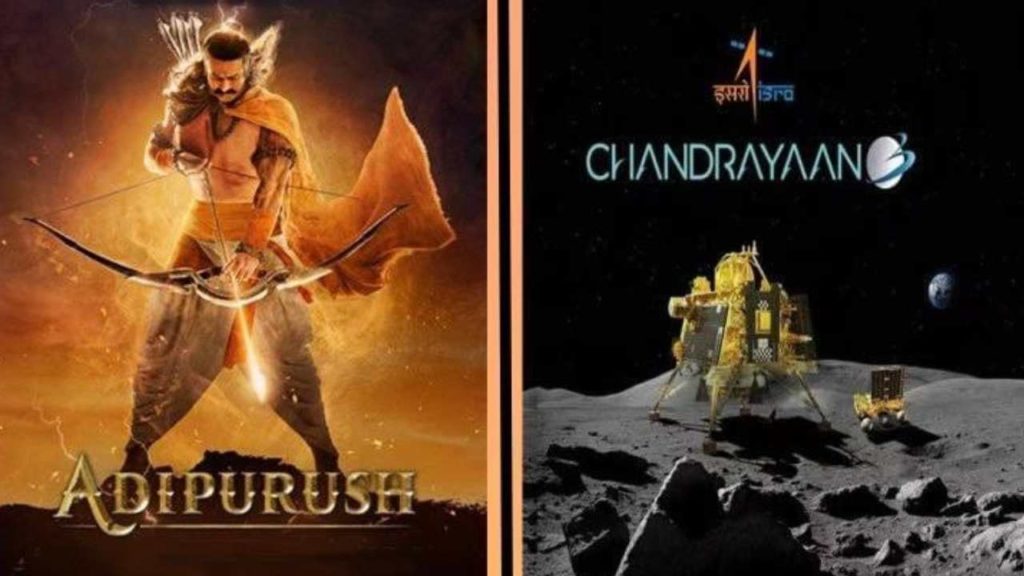 Adipurush and Chandrayaan Budgets comparing Netizens Trolled again Adipurush and Director Om Raut