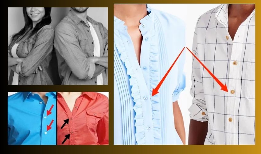 Shirt Buttons : షర్ట్ బటన్స్ లేడీస్కు ఎడమవైపు, జెంట్స్కు కుడివైపు ఎందుకుంటాయి..? దీని వెనుక ఇంత కథ ఉందా..? Shirt Buttons : షర్ట్ బటన్స్ లేడీస్కు ఎడమవైపు, జెంట్స్కు కుడివైపు ఎందుకుంటాయి..? దీని వెనుక ఇంత కథ ఉందా..?
