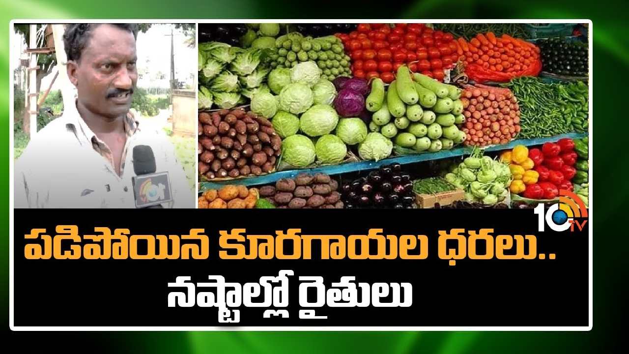 Vegetable Prices : పడిపోయిన కూరగాయల ధరలు..నష్టాల్లో రైతులు