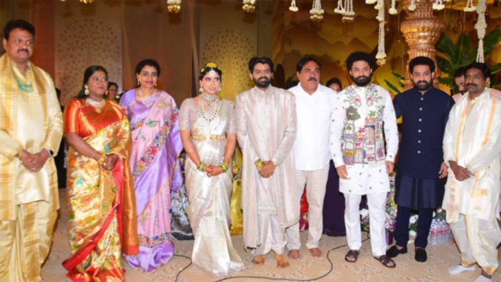 Nandamuri Suhasini son Venkata Sriharsha Marriage Happened so many Movie Political Celebrities attended 