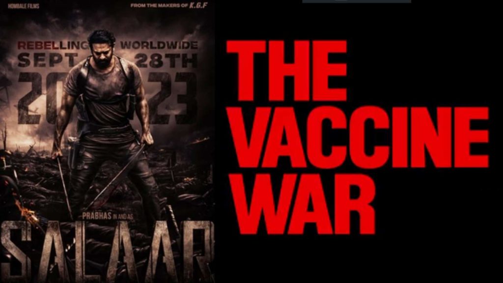Salaar and The Vaccine War movies releasing on same date Prabhas Vs Vivek Ranjan Agnihori again
