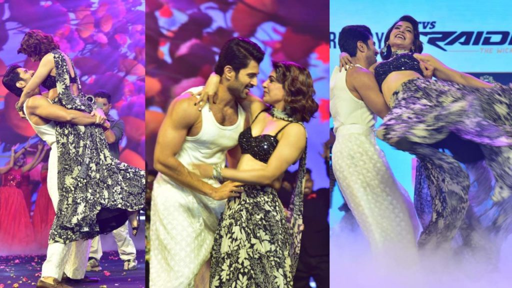 Vijay Devarakonda Samantha Dance in Kushi Audio Launch Trolls in Social media
