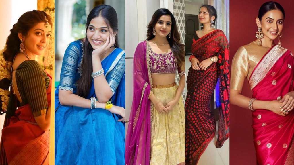Varalakshmi Vratham 2023 Movie TV Female Celebrities Celebrations shines in Sarees
