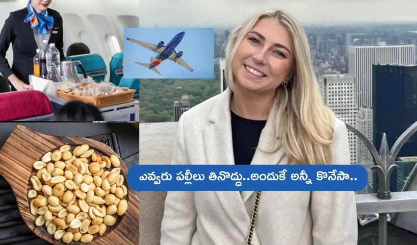peanuts packs : విమానంలో పల్లీలు ఎవ్వరు తినకూడదట, అందుకే ఆమె అన్నీ కొనేసింది.. peanuts packs : విమానంలో పల్లీలు ఎవ్వరు తినకూడదట, అందుకే ఆమె అన్నీ కొనేసింది..