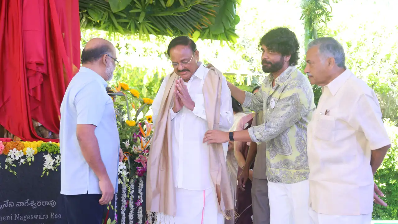 Celebrating ANR 100 Years Unveiling Idol at Annapurna Studios