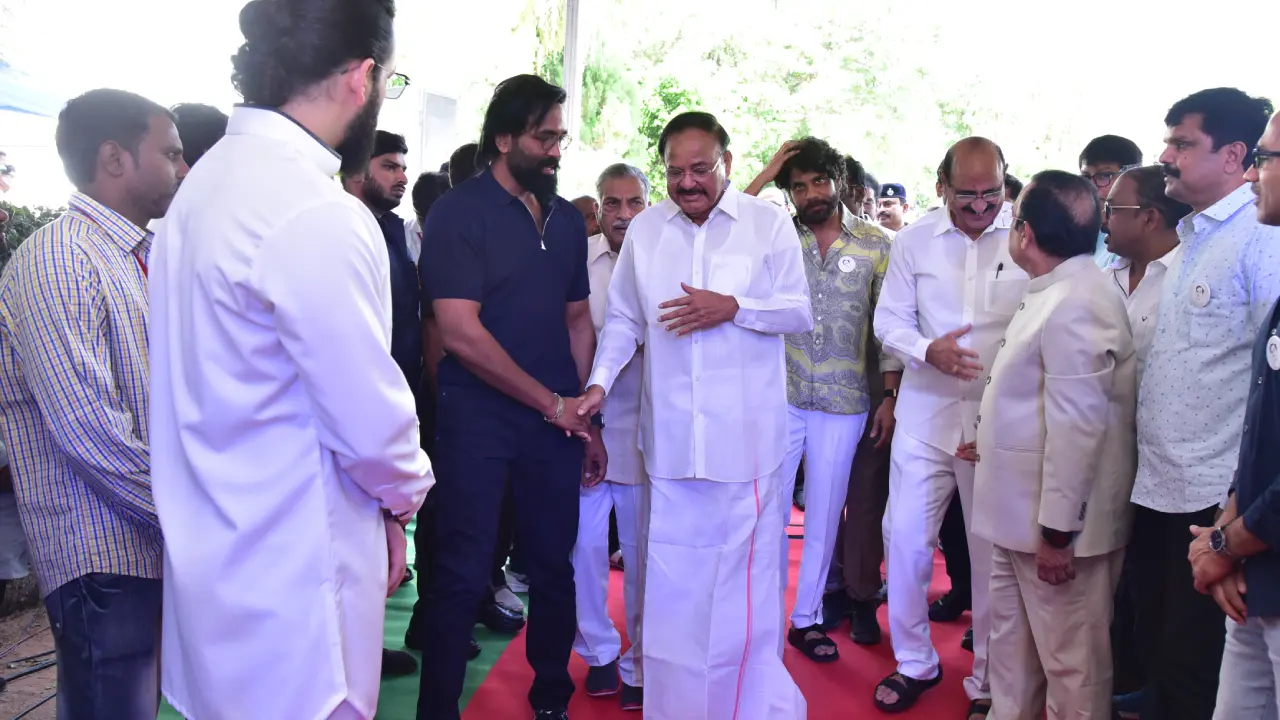 Celebrating ANR 100 Years Unveiling Idol at Annapurna Studios