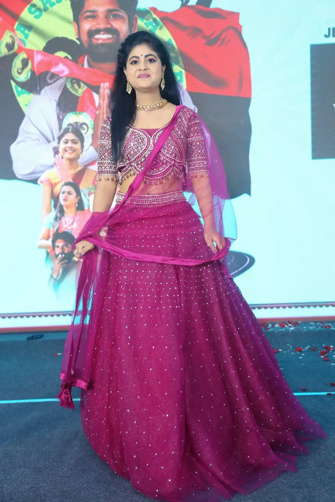 Amulya Reddy Shines in Ghagra Choli Dress