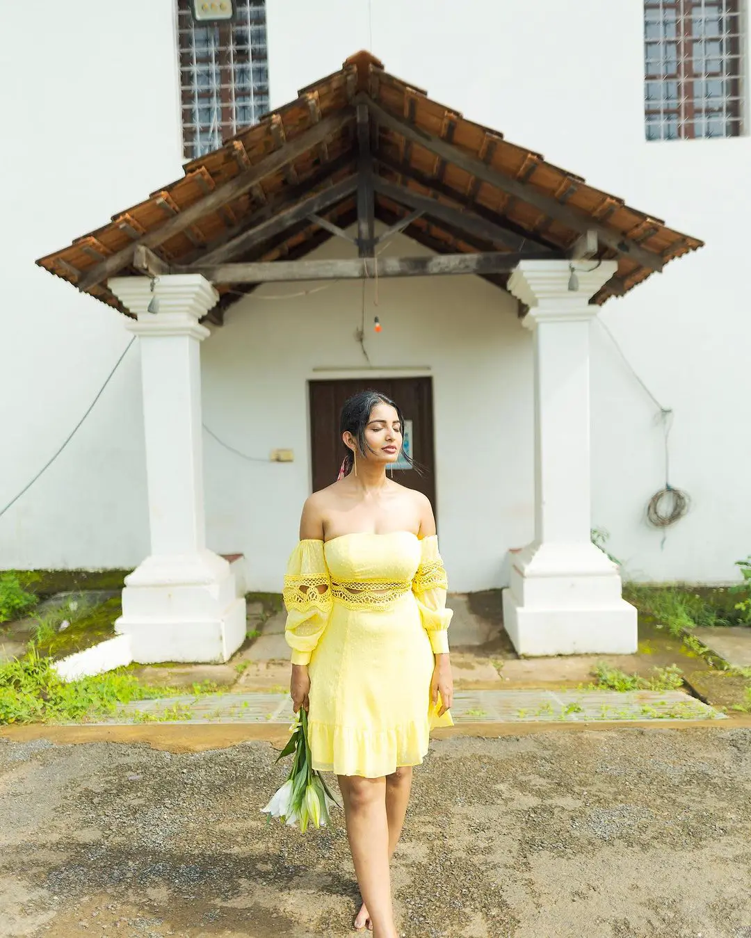 Ananya Nagalla Cute Looks in Short Dress