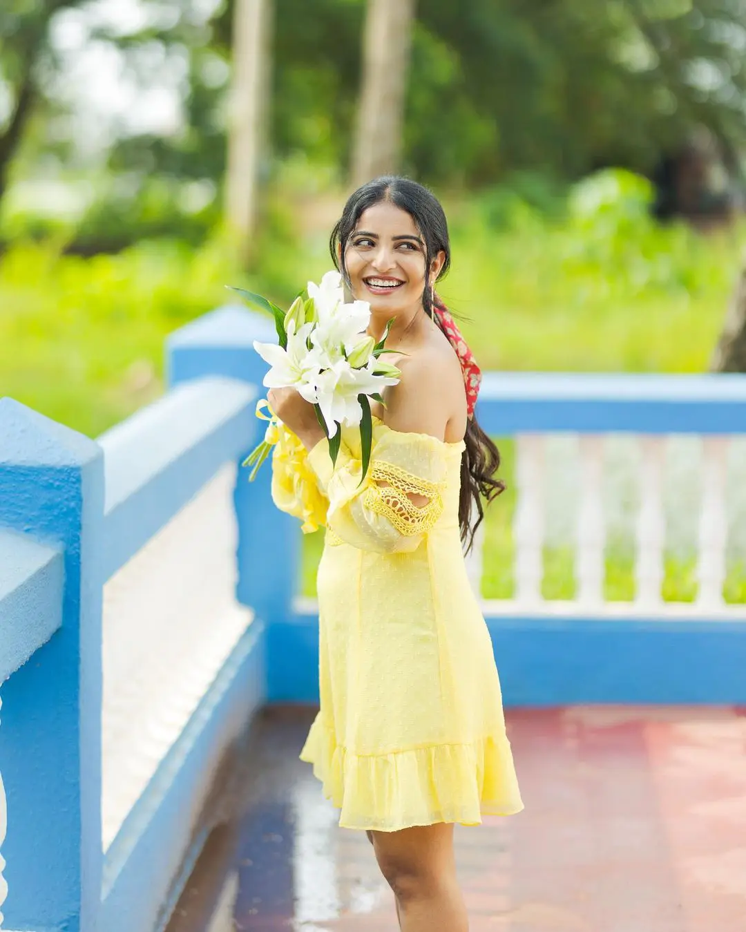 Ananya Nagalla Cute Looks in Short Dress