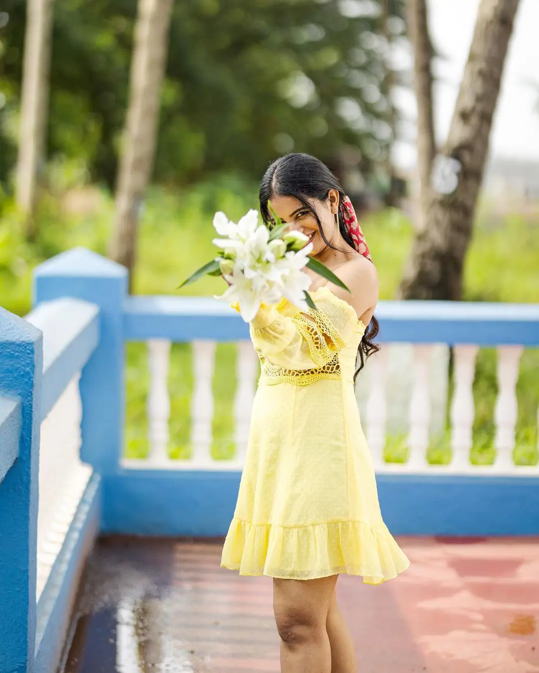 Ananya Nagalla Cute Looks in Short Dress