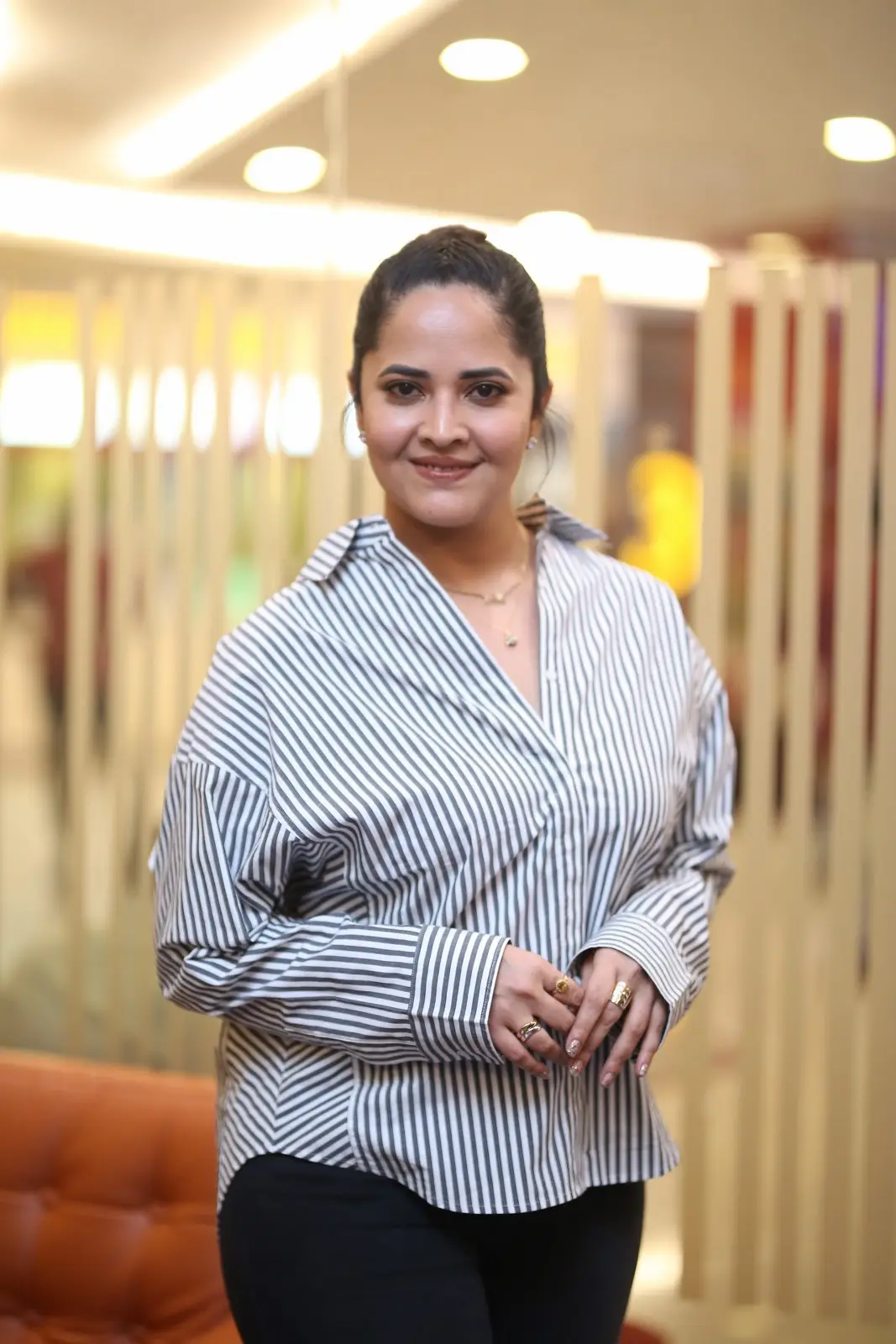 Anasuya Bharadwaj Photos at Peddha Kapu 1 trailer launch event
