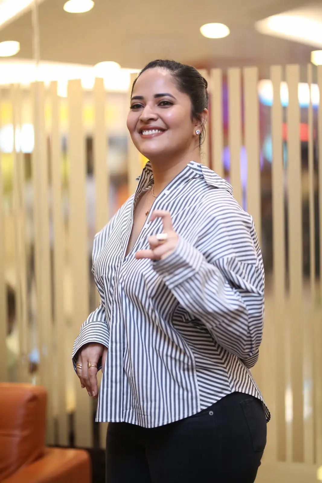 Anasuya Bharadwaj Photos at Peddha Kapu 1 trailer launch event