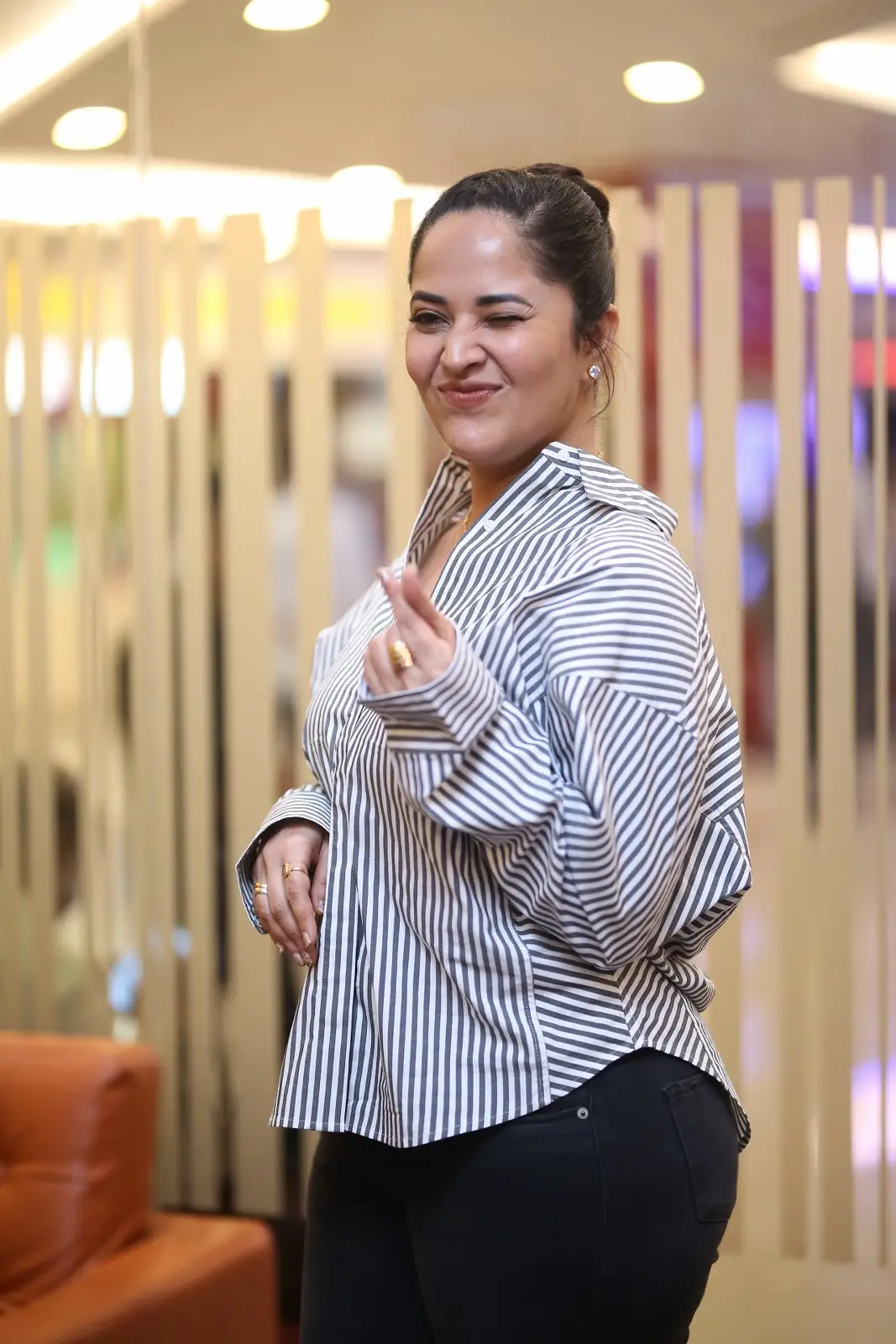 Anasuya Bharadwaj Photos at Peddha Kapu 1 trailer launch event