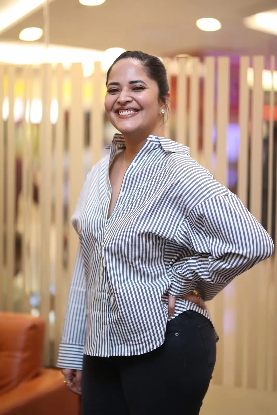 Anasuya Bharadwaj Photos at Peddha Kapu 1 trailer launch event