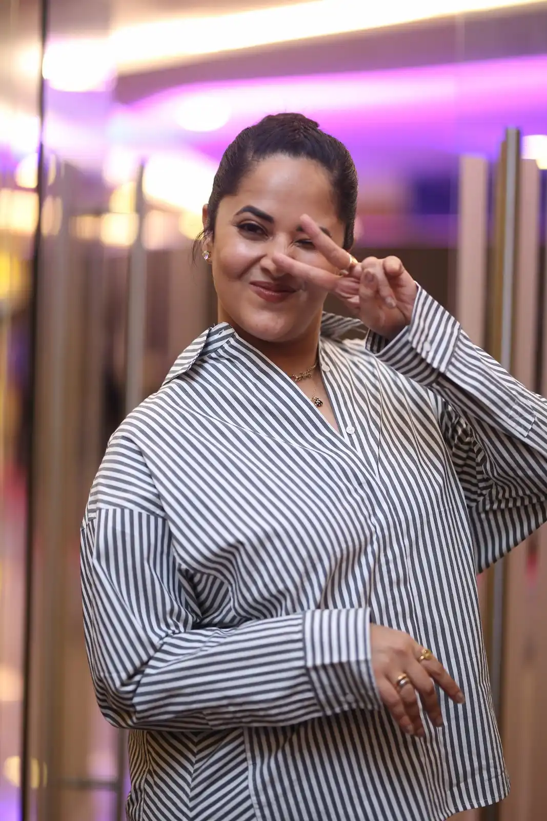 Anasuya Bharadwaj Photos at Peddha Kapu 1 trailer launch event