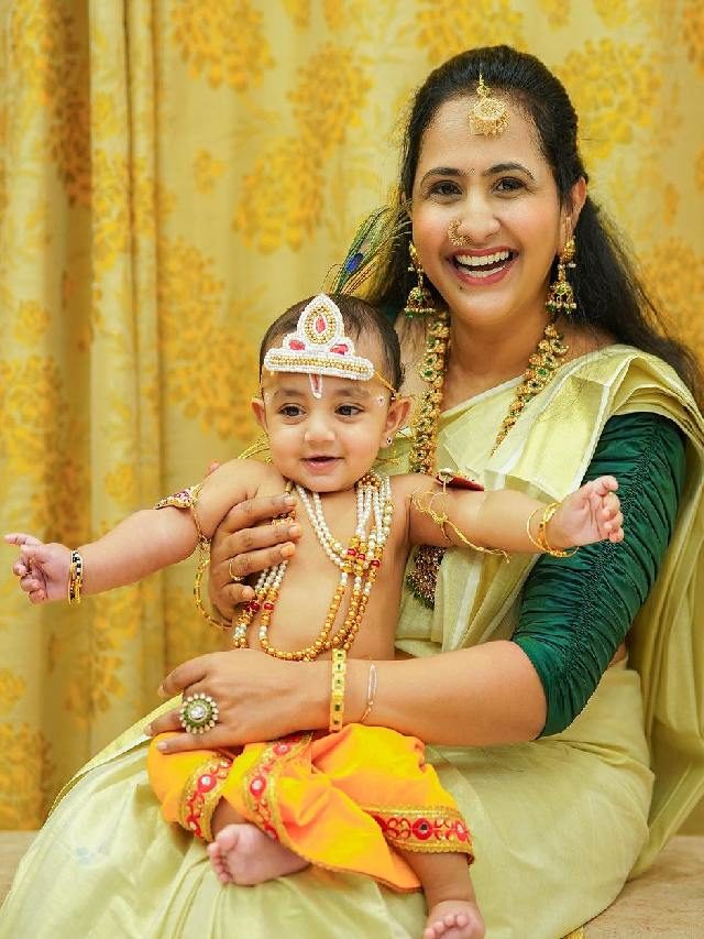 >యాంకర్ లాస్య కృష్ణాష్టమి సెలబ్రేషన్స్..