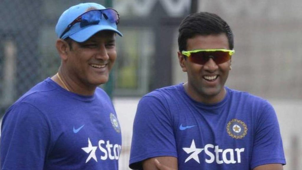 Anil Kumble and Ravichandran Ashwin (Google Photo)