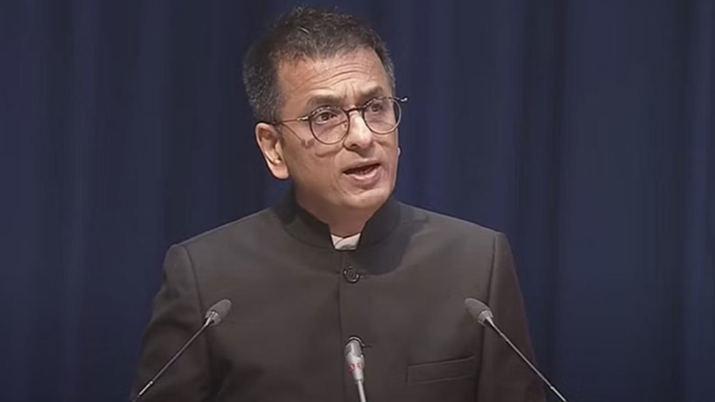 cji chandrachud says whole world can be deceived but our conscience cannot