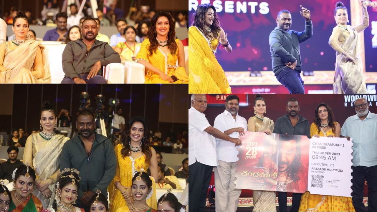 Chandramukhi 2 Pre Release Event : చంద్రముఖి 2 ప్రీ రిలీజ్ ఈవెంట్ ఫొటోలు..