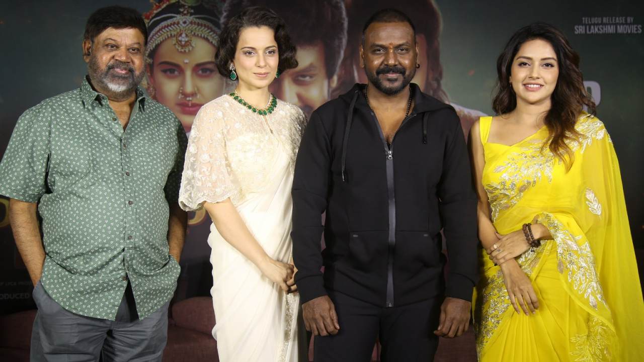 Chandramukhi 2 Press Meet : చంద్రముఖి 2 చిత్రయూనిట్ ప్రెస్ మీట్.. ఫొటోలు..