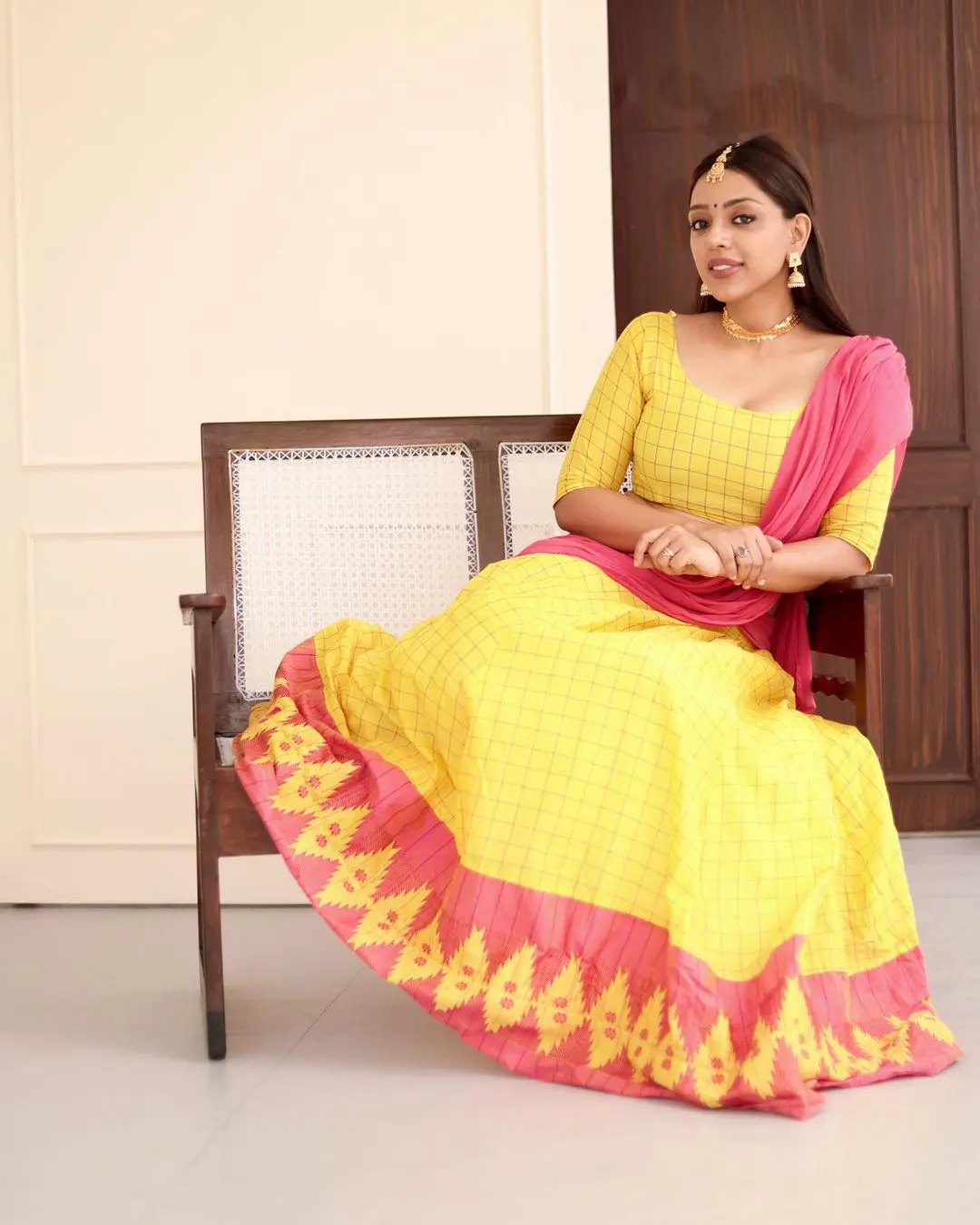 Deviyani Sharma Half Saree Photos
