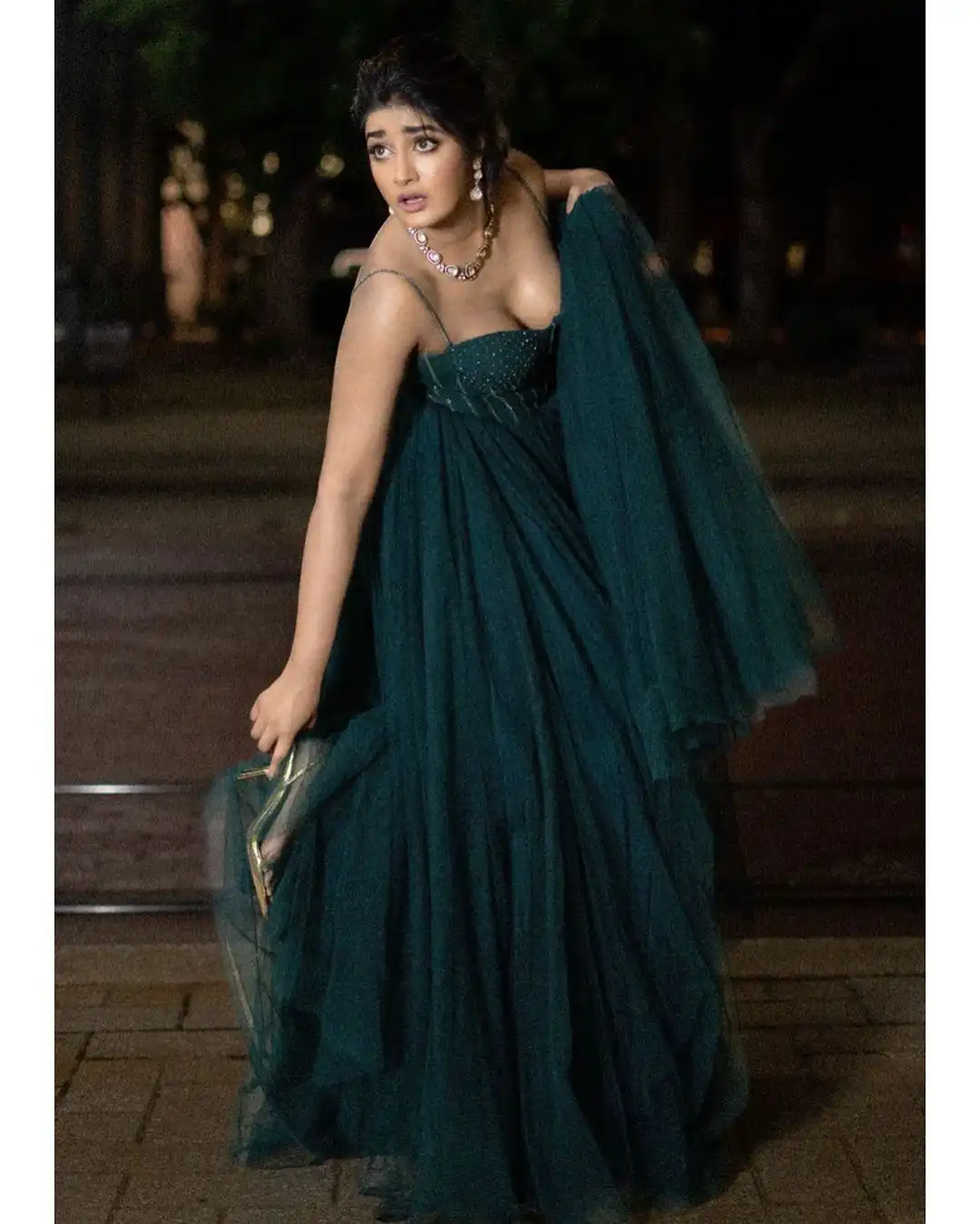 Dimple Hayathi Stunning Looks in Midnight Lights