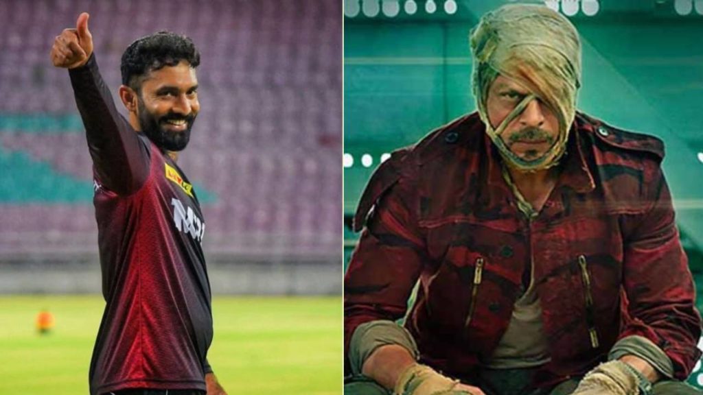 Dinesh Karthik and Shah Rukh Khan