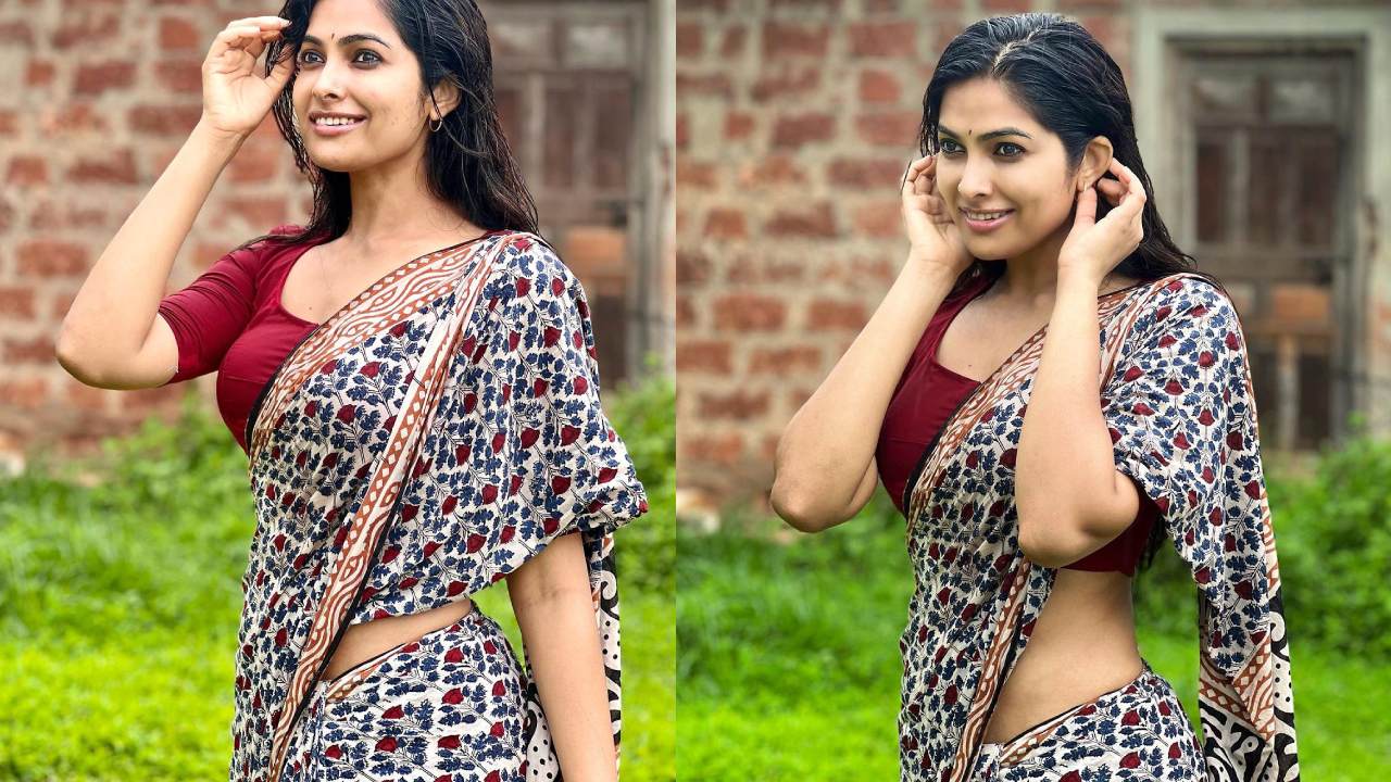 Divi Vadthya : ప్రకృతిలో తడిసిన చీరకట్టుతో మైమరిపిస్తున్న దివి..