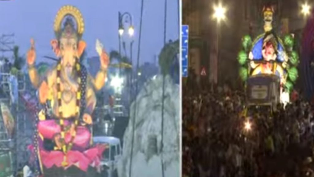 Ganesh immersion in Hyderabad
