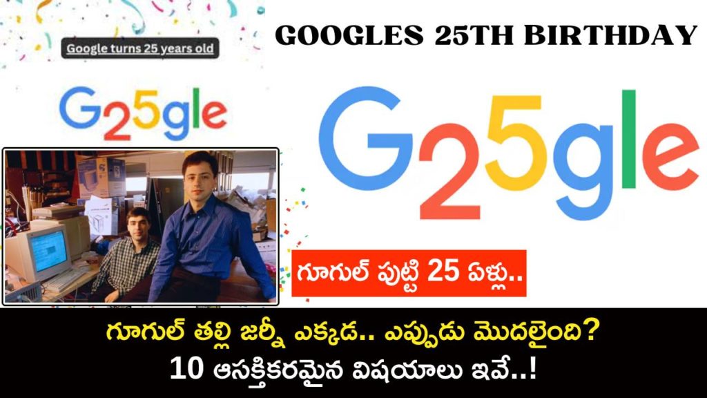 Google 25th Birthday _ How it all began and 10 fascinating facts you need to know