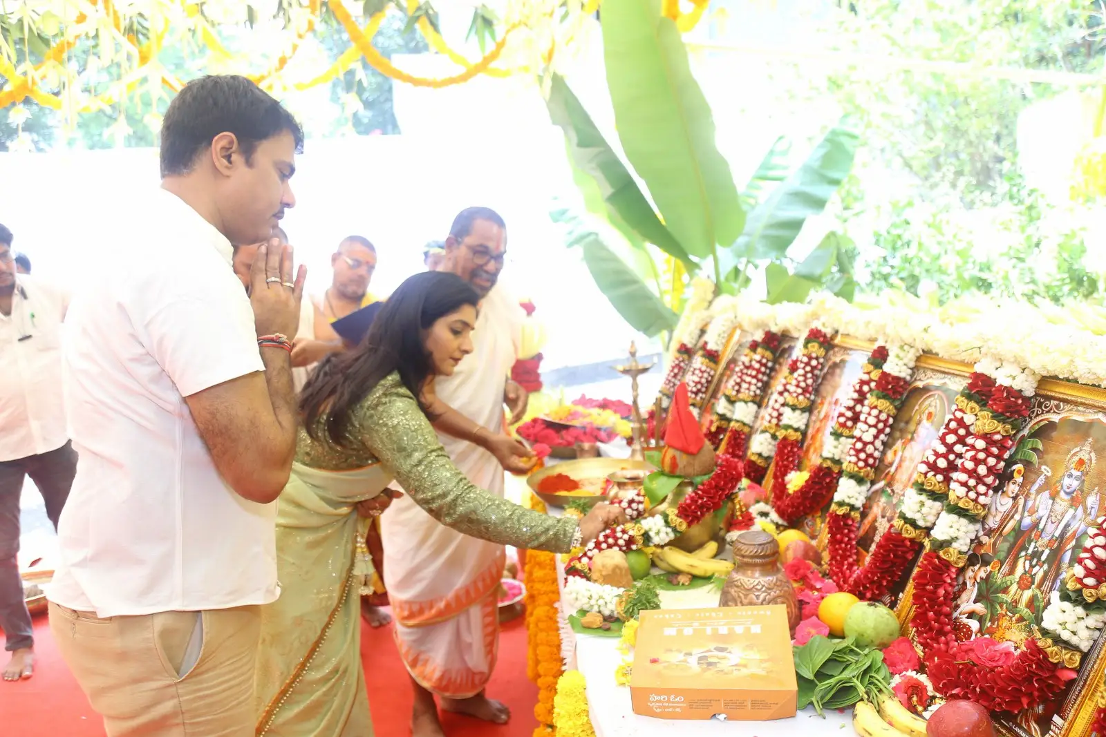 Gopichand 32 Movie under Sreenu vaitla Direction Opening pooja ceremony 